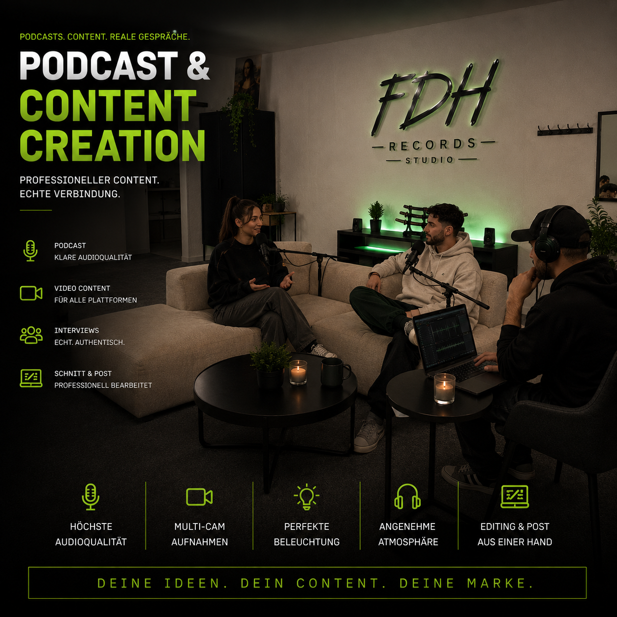 PODCASTS & CONTENT